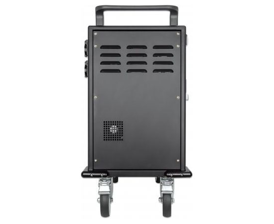 Manhattan uzlādes skapis ar 32 nodalījumiem USB-C, planšetdatoriem/viedtālruņiem, nodalījumi 330x22x235 mm Telefonu lādētāji 220v