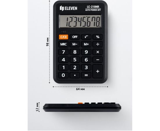 Eleven LC-210NR pocket calculator Калькуляторы