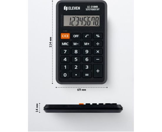 Eleven LC-310NR pocket calculator Калькуляторы