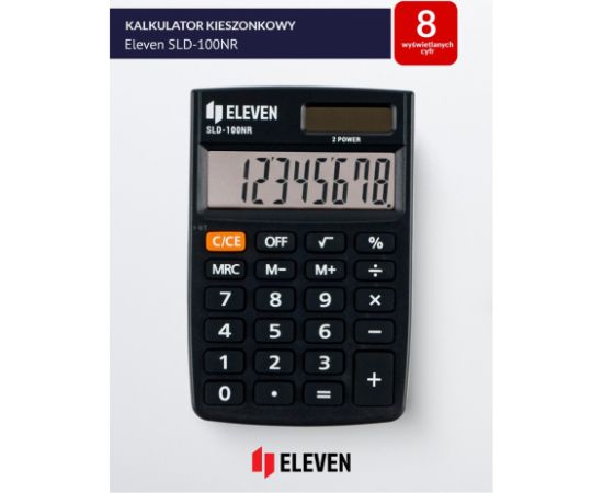 Eleven SLD-100NR pocket calculator Калькуляторы