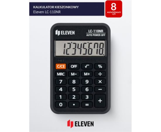 Eleven LC-110NR (EU) pocket calculator Калькуляторы