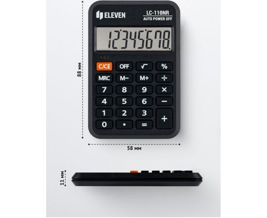 Eleven LC-110NR (EU) pocket calculator Калькуляторы