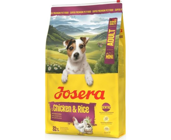 JOSERA Adult Mini Chicken with rice - dry dog food - 10kg Suņu barība