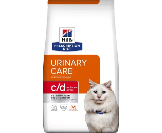 HILL'S PRESCRIPTION DIET Feline c/d Multicare Stress Dry cat food Chicken 1,5 kg Kaķu sausā barība