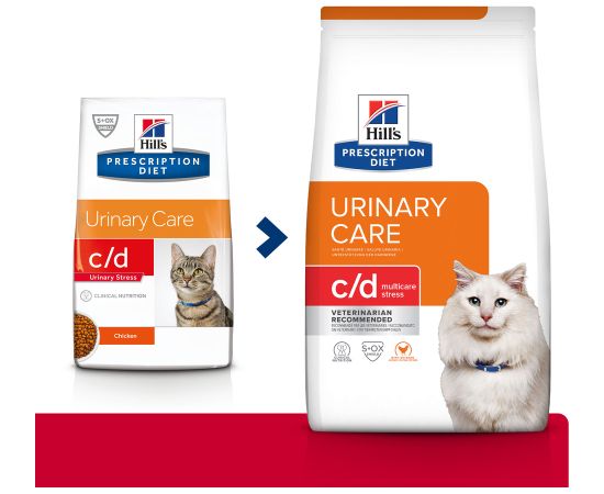 HILL'S PRESCRIPTION DIET Feline c/d Multicare Stress Dry cat food Chicken 1,5 kg Kaķu sausā barība