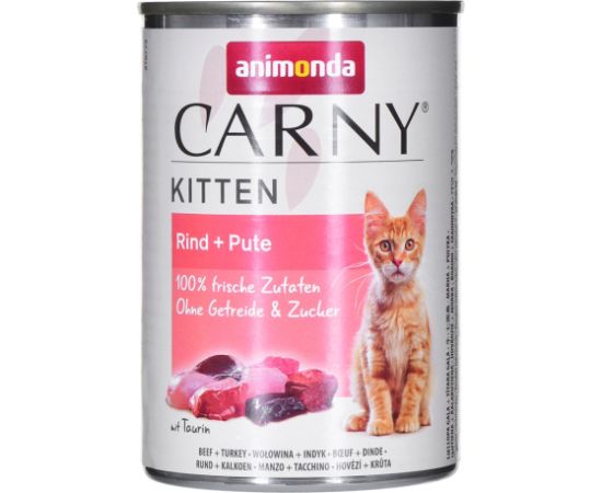 ANIMONDA Carny Kitten Beef Turkey - wet cat food - 400 g Консервы кошек