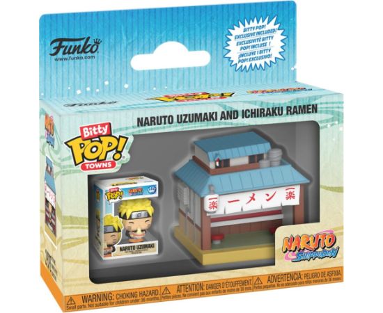 Funko Bitty Pop! Towns: Naruto Shippuden - Naruto Uzumaki and Ichiraku Ramen Vinyl Figures Фигурки и герои