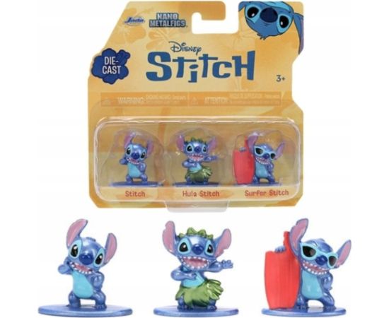 Simba JADA Stitch figurka metal 3pak 4cm 9336322314 Фигурки и герои