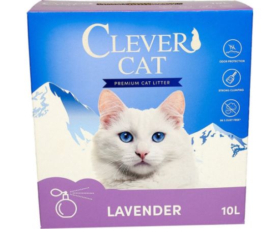 Clever Cat kattegrus Lavendel 10 L Наполнители для туалета