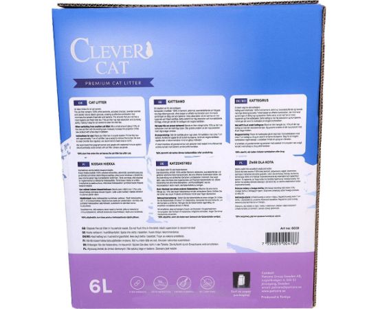 Micro Clever Cat Lavendel 6 L Kaķu pakaiši