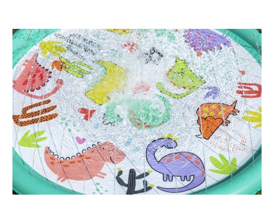 Brodzik mata wodna fontanna 122cm zraszacz dino ślizgawka Bestway 52698 Велосипеды