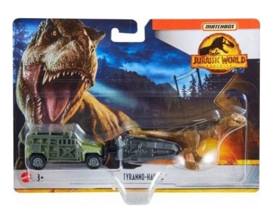 Mattel Mattel Pojazd Matchbox Jurassic World Transporter Dinozaurów Tyranno-Hauler Suņu un kaķu transport somas