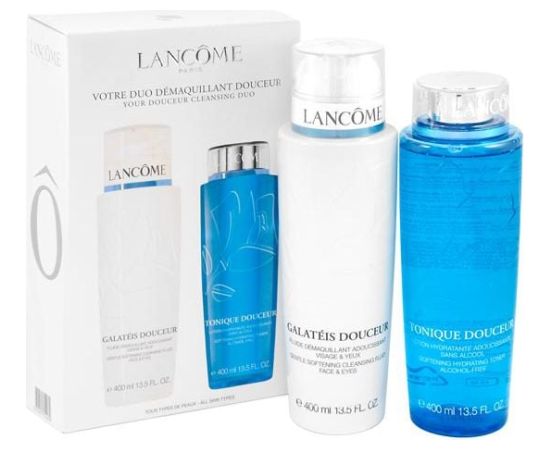 Lancome Duo Cleansing Oil Skin Zestaw kosmetyczny damski do pielęgnacji skóry suchej Dāvanu komplekti