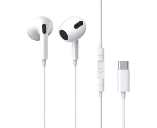 Baseus   Baseus encok c17 in-ear wired headphones with usb type c microphone white (NGCR010002) Austiņas