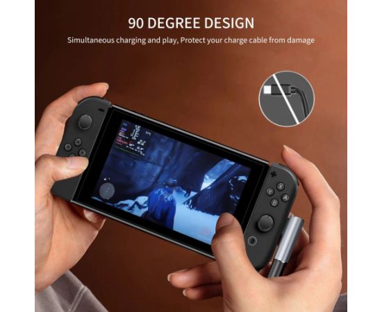 Угловой адаптер Tech-Protect Ultraboost AA03 USB-C - серый Новинки Компьютерная техника