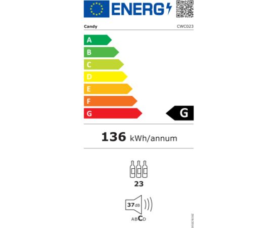 Candy Wine Cooler CWC023 Black Крупная бытовая техника