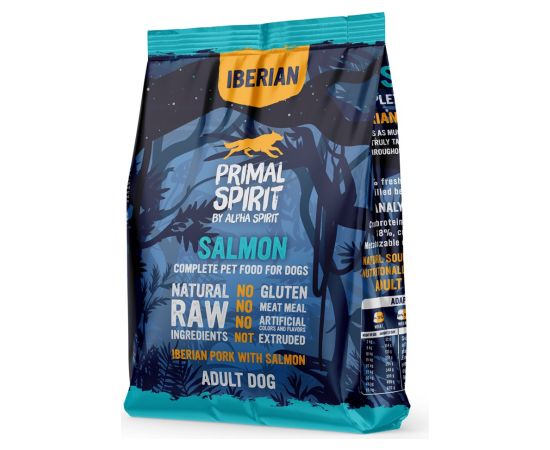 PRIMAL SPIRIT Iberian 70% Salmon – semi-moist dog food – 1 kg Suņu barība