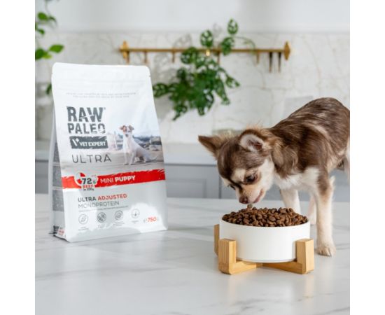 RAW PALEO Ultra Mini Puppy Beef - dry food for puppies of small breeds - 8 kg Suņu barība