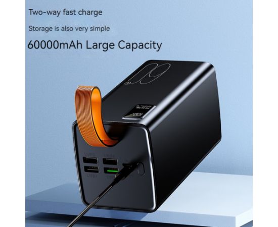 External battery Power Bank Reach RR-H40B 22.5W 60000mAh black Power Banks