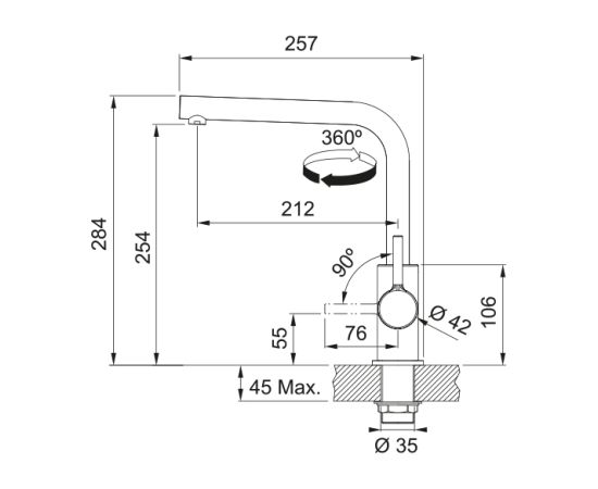 Franke Lina Virtuves Izlietnes Jaucējkrāns Крупная бытовая техника
