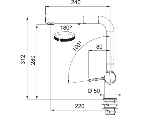 Franke Lina Virtuves Izlietnes Jaucējkrāns Для кухни