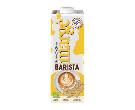 MargĖ Organiskais Barista auzu dzēriens MARGE, 1 l ( Gab. x 8 ) Kafija, kapsulas