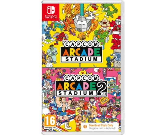 Capcom NSW Capcom Arcade Stadium Bundle (Code in a Box) Nintendo spēles