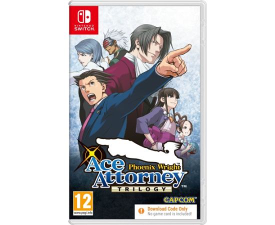 Capcom NSW Phoenix Wright Ace Attorney Trilogy (Code in a Box) Nintendo spēles
