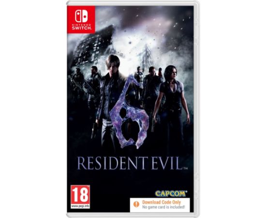 Capcom NSW Resident Evil 6 (Code in a Box) Nintendo spēles
