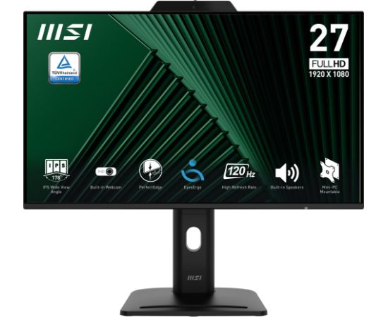 LCD Monitor MSI PRO MP272PMG 27" Business Panel IPS 1920x1080 16:9 120 Hz Speakers PROMP272PMG LED / LCD мониторы