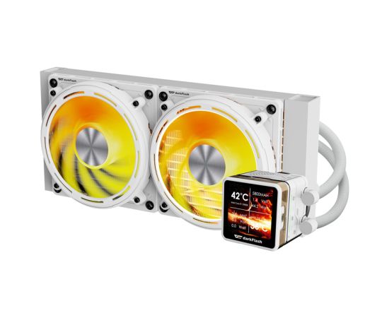 Darkflash Water cooling for the processor DE240 (white) Procesoru dzesēšana