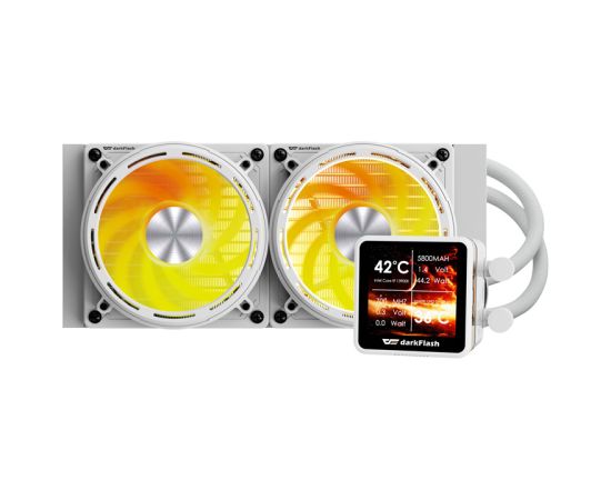 Darkflash Water cooling for the processor DE240 (white) Procesoru dzesēšana