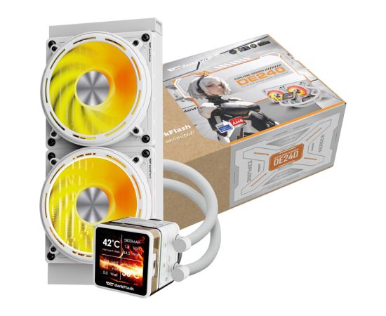 Darkflash Water cooling for the processor DE240 (white) Procesoru dzesēšana