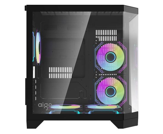 Darkflash Darflash FT350 computer case + 5 aRGB fans (black) Корпуса