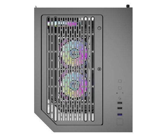 Darkflash Darflash FT350 computer case + 5 aRGB fans (black) Корпуса