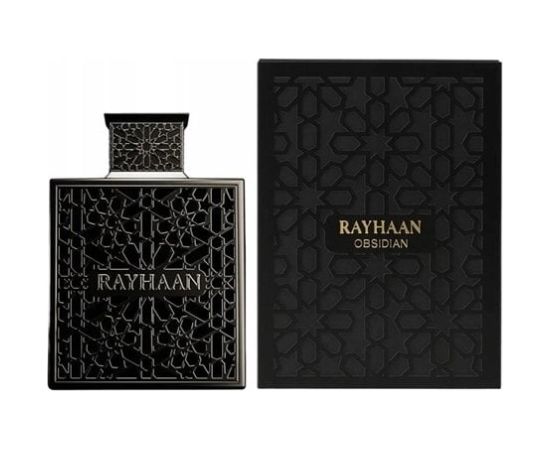 Rayhaan Obsidian Woody Spicy Amber Masculine Eau De Parfum 100 ml Vīriešu Smaržas