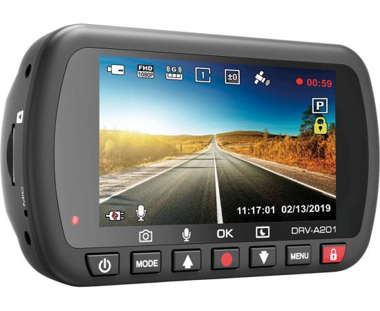 Videoreģistrators Kenwood DRV-A201 - GPS Video reģistratori