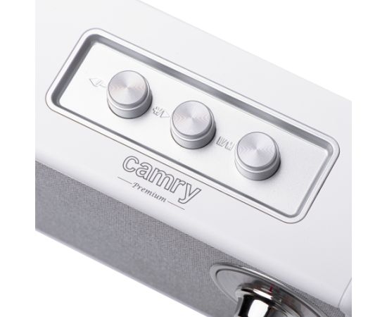 Camry Speaker with radio CR 1902 W White Wireless connection Jaunumi - Audio-Video