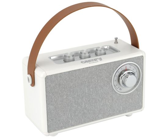 Camry Speaker with radio CR 1902 W White Wireless connection Jaunumi - Audio-Video