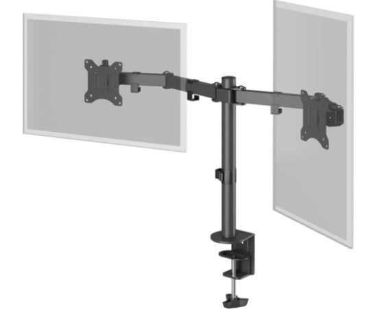 Goobay Dual Monitor Mount Flex Swivel, Tilt, Rotation 17-32 " Maximum weight (capacity) 8 kg Black Крепления для телевизоров