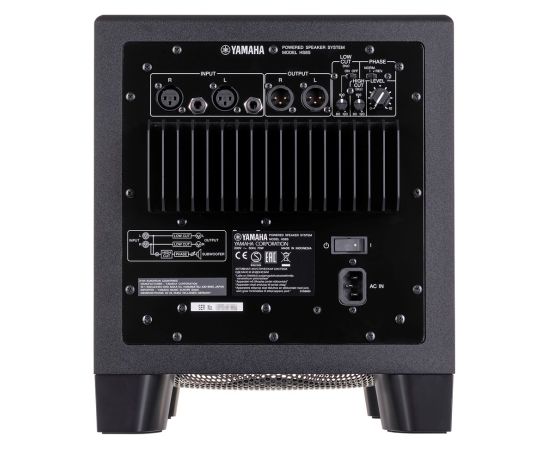 Yamaha HS8S subwoofer Black 150 W Aудио-видео