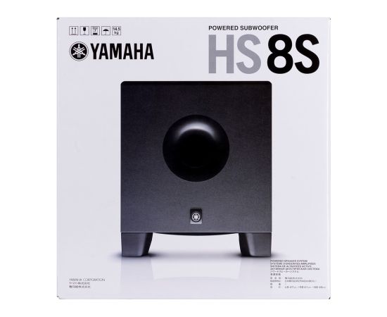 Yamaha HS8S subwoofer Black 150 W Aудио-видео