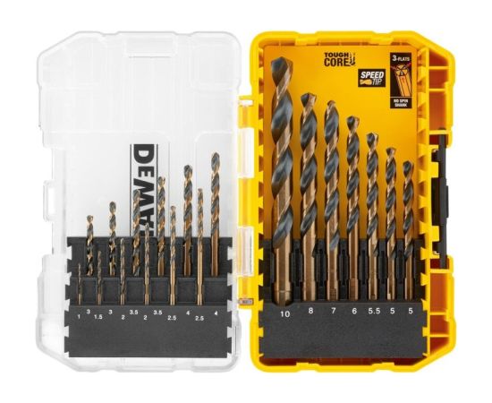 Metāla urbju komplekts DeWalt DT70728POS-QZ; 1,0-10,0 mm; 40 gab. Аксессуары для дрелей