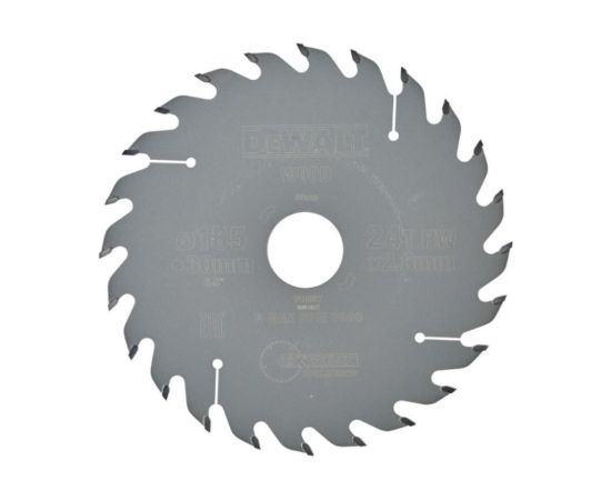 Griešanas disks kokam DeWalt DT4027-QZ; 165x30x2,6 mm; 25° Zāģripas
