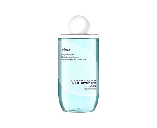 Isntree Ultra-Low Molecular Hyaluronic Acid Toner - Pleťové tonikum s kyselinou hyaluronovou 300ml Уход за лицом