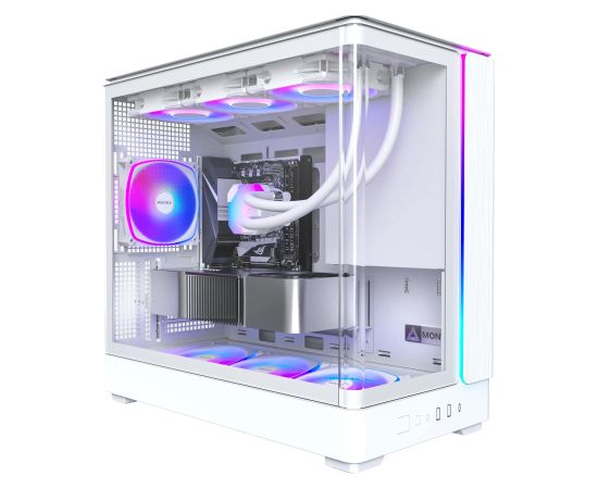 Case MONTECH micro ATX/Mini-ITX White Midi Tower PC KING 15 PRO KING15PRO(W) Корпуса