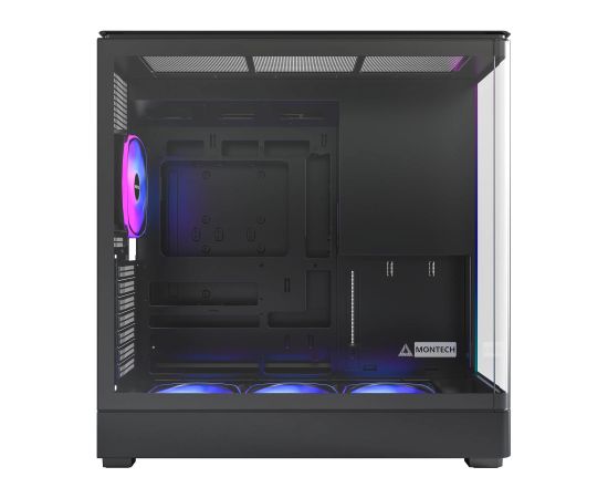 Case MONTECH micro ATX/Mini-ITX Black Midi Tower PC KING 45 PRO KING45PRO(B) Datoru korpusi