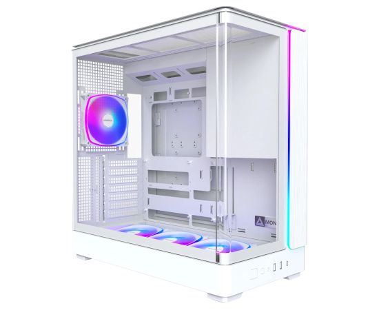 Case MONTECH micro ATX/Mini-ITX White Midi Tower PC KING 45 PRO KING45PRO(W) Datoru korpusi