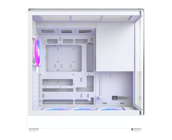 Case MONTECH micro ATX/Mini-ITX White Midi Tower PC KING 45 PRO KING45PRO(W) Datoru korpusi