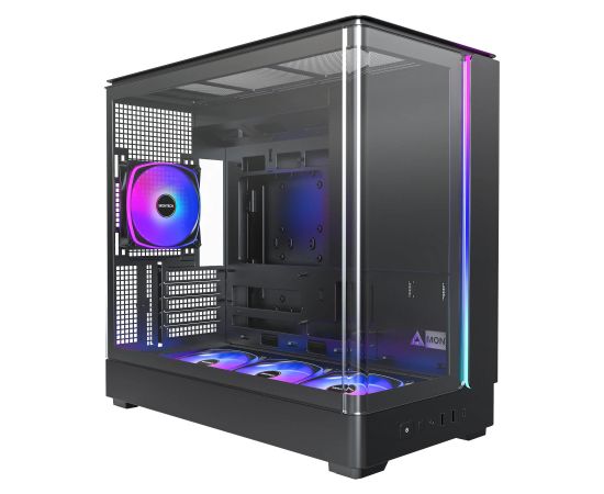 Case MONTECH micro ATX/Mini-ITX Black Midi Tower PC KING 15 PRO KING15PRO(B) Корпуса